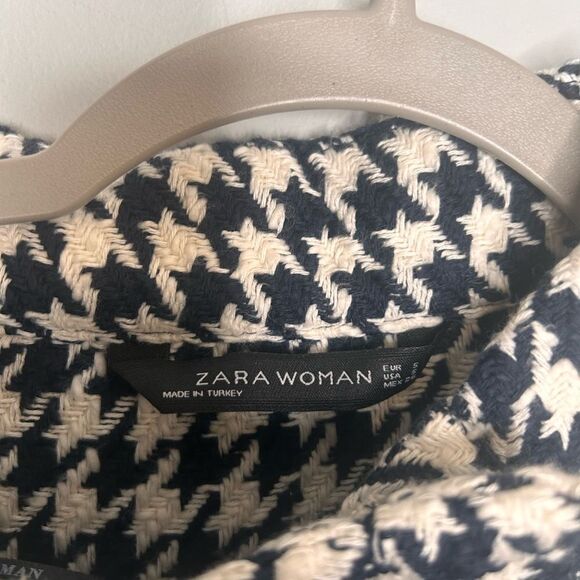 Zara Houndstooth Cape Top - Picture 3 of 5